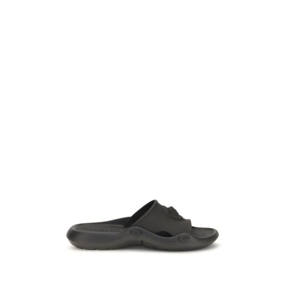 Versace Black Rubber Men's Sandals